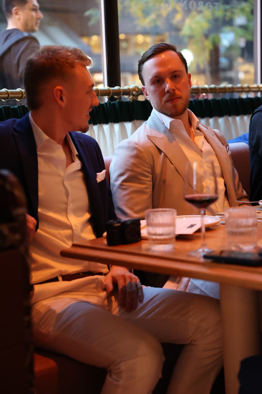 A speaker at the Heroes Dinner — The 1% Forum